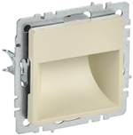 BRITE Подсветка светодиодная встраиваемая ПЛ20-БрКр бежевый IEK