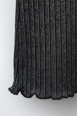 ZARA БРЮКИ FLARE С БЛЕСКОМ, ЧЕРНЫЙ