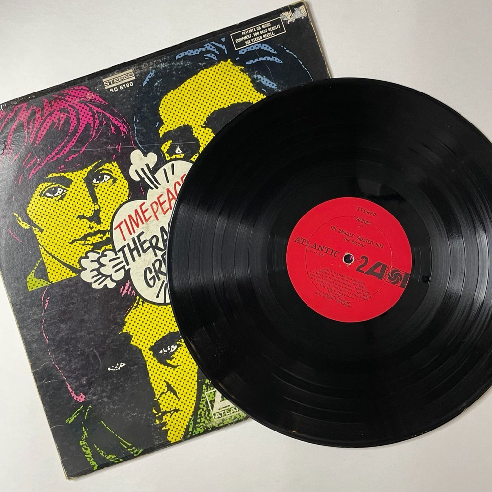Винтажная виниловая пластинка LP Time Peace The Rascals Greatest Hits (Canada 1968)