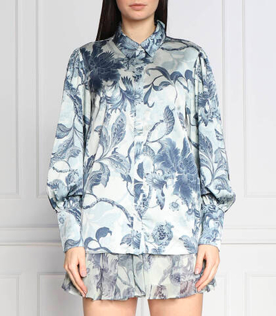 рубашка GUESS - мятный(W3RH29 WF1T2)