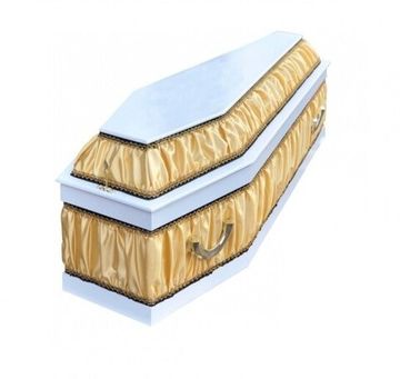 БЕЛЫЙ "АТЛАС С ЗОЛОТОМ"