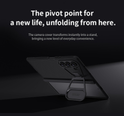 Чехол с MagSafe на Samsung Galaxy Fold 7, серия CamShield Prop Magnetic (версия с металлической откидной крышкой) от Nillkin