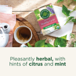 Traditional Medicinals, Organic Healthy Cycle®, листья малины, без кофеина, 16 упакованных чайных пакетиков, 24 г (0,85 унции)