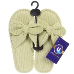 Тапочки женские домашние «COZY», цвет зелёный, р-р 38-39