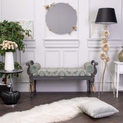 Банкетка Флоренция Серый Каледония Даймонд Минт