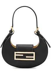 Сумка-хобо Fendi Cookie маленького формата черный