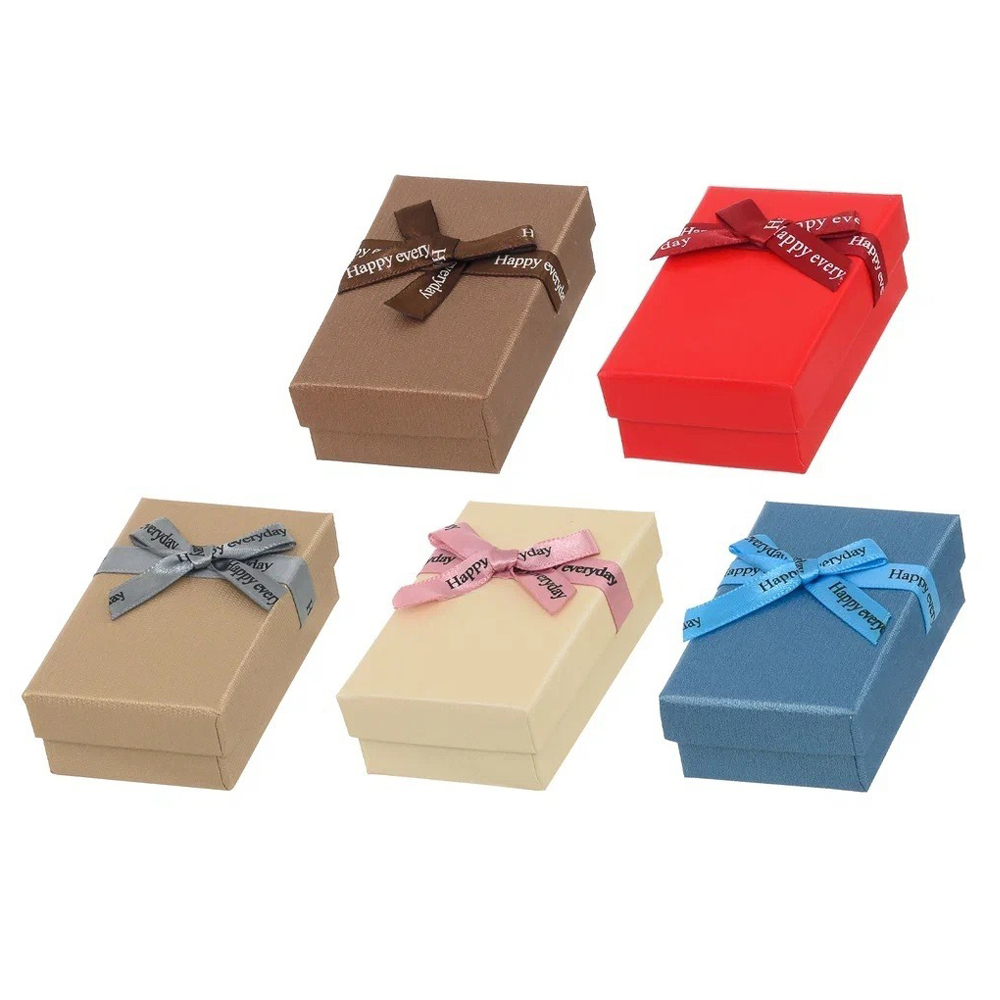 Подарочная коробка Basir, прямоугольная с крышкой, размер 8*5*2.5 см, ассорти