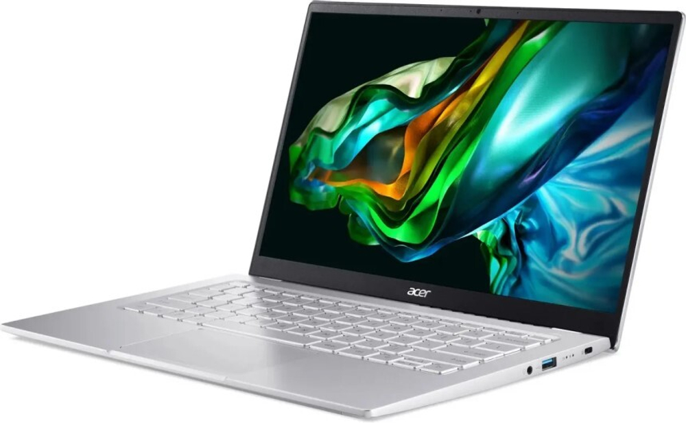 Ноутбук  Acer Swift Go 14 SFG14-41-R2U2 14 ", Ryzen 5, 16 Гб RAM, 512 Гб SSD, Radeon Graphics, Серебристый