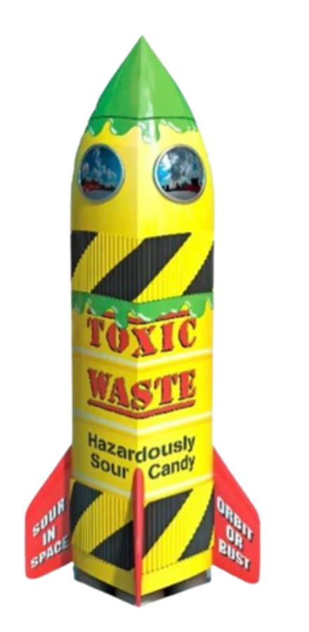 Леденцы Toxic Waste Rocket