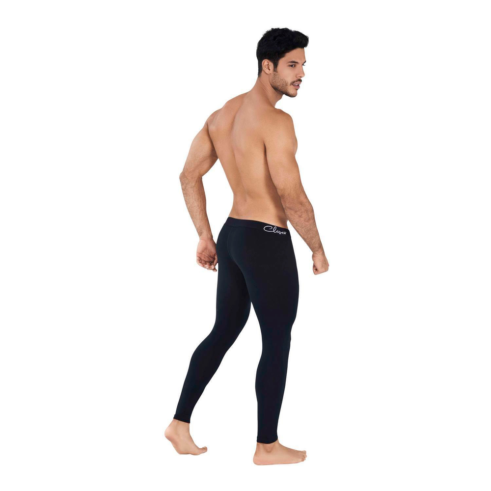 Мужские кальсоны черные Clever COSMOS LONG PANT 042211
