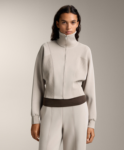 Oysho Куртка с высоким воротником, серый