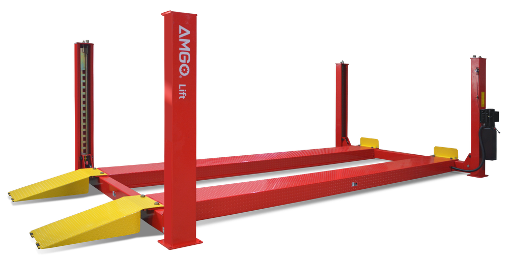 A4140 Подъемник четырехстоечный, 13.5 т., для слесарных работ с грузовым авто