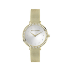 Часы Boccadamo Focus Gold Silver FC002A BW/G с минеральным стеклом, кристаллами Swarovski