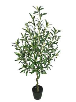 Искусственное растение Олива 120см в кашпо