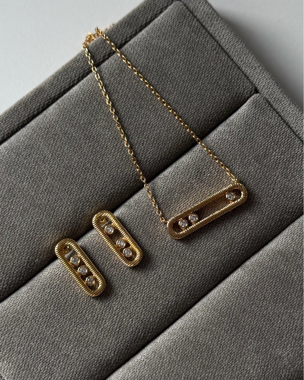 Серьги Spark gold