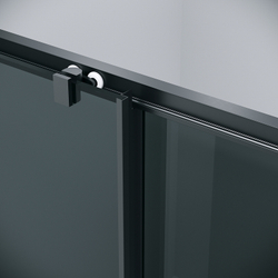 Душевой уголок Grossman Cosmo 120х80 120.K33.02.1280.21.10 профиль Черный матовый стекло тонированное