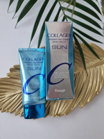Крем солнцезащитный для лица spf50+/pa+++ Enough Collagen Sun Cream, 50 мл.