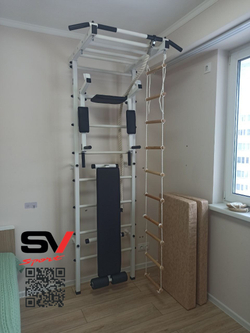 Монтаж шведской стенки Sv Sport в бетонные, кирпичные стены