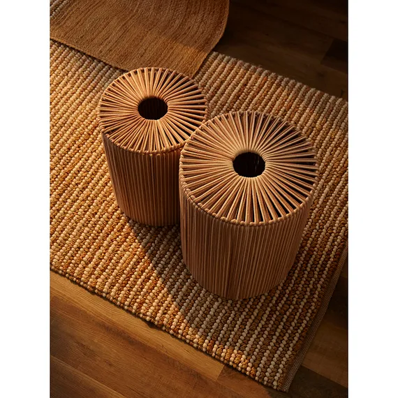 Корзина плетеная dholak beige из коллекции ethnic, размер l