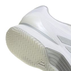 Женские теннисные кроссовки Adidas Avacourt 3 Clay - cloud white/silver metallic/dash grey