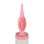 Насос ручной, с защитой от падения, двухходовой, 27 см, Белый/Розовый, 1 шт.