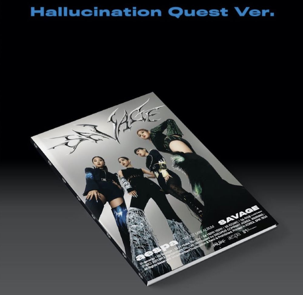 Альбом AESPA - &#39;Savage&#39; 1st mini album Hallucinatin Quest (Photobook Ver)