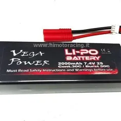 Аккумулятор Himoto CarPacs LiPo 7.4V, 2000mAh, 2S, 30C - LP7420