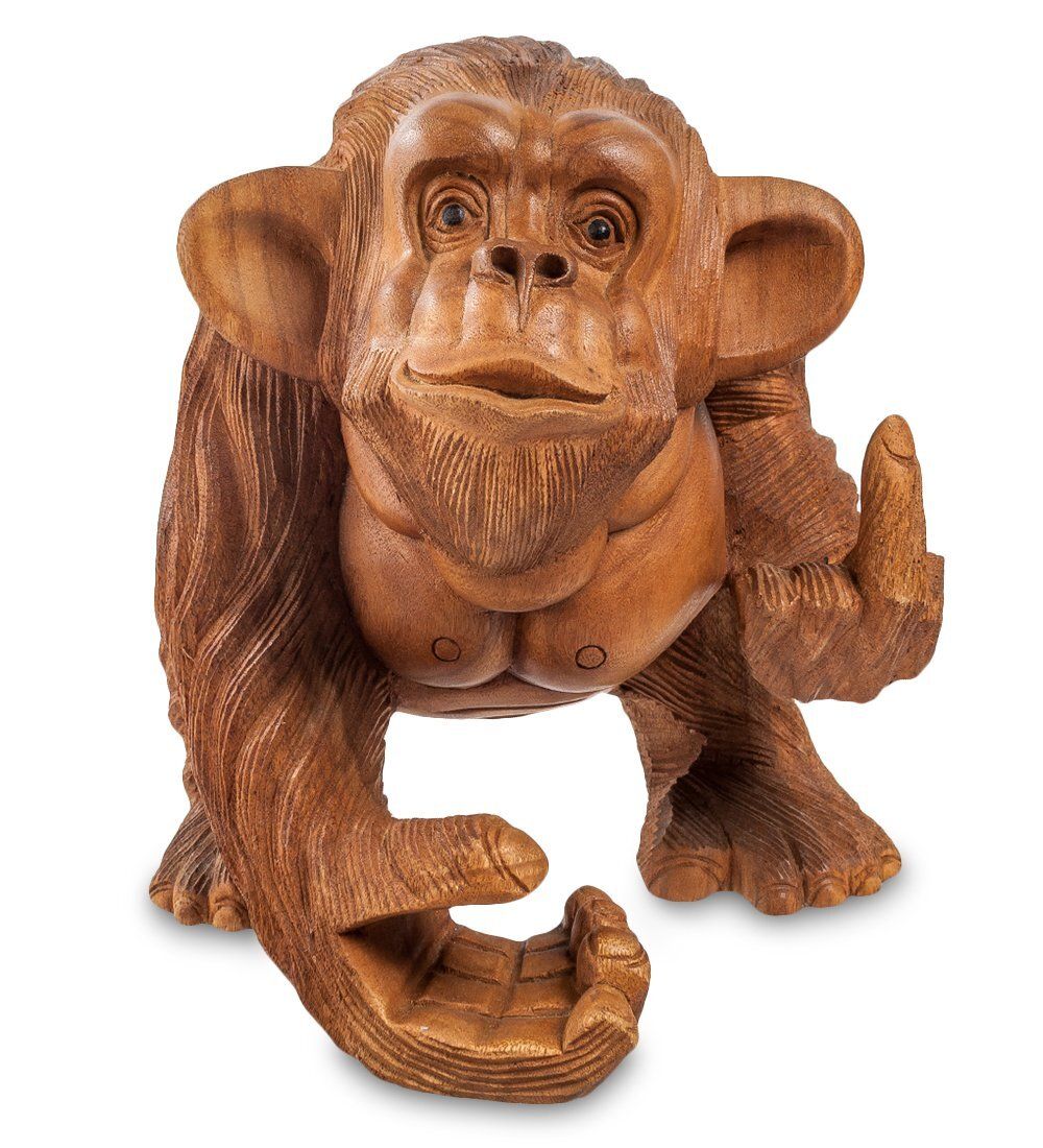 Decor and Gift 17-080_A Статуэтка «Обезьяна» (суар, о.Бали) - Вариант A