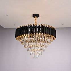Подвесная Люстра Empire Black Chandelier Crystal D 70 By Imperiumloft