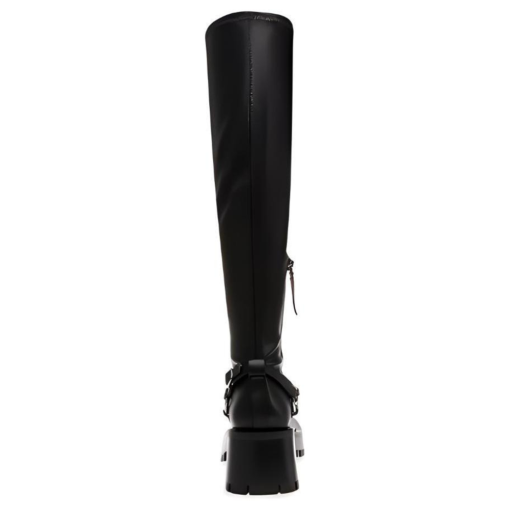 STEVE MADDEN PU Over the knee Boots 6.6cm Women"s Black