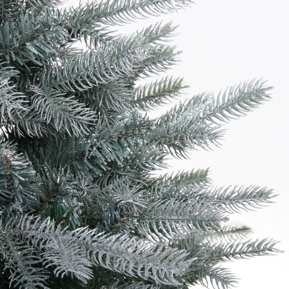 Ёлка «Искристая» 120 см, литой ПВХ с белым напылением (259 веток) (SP1908A-120)