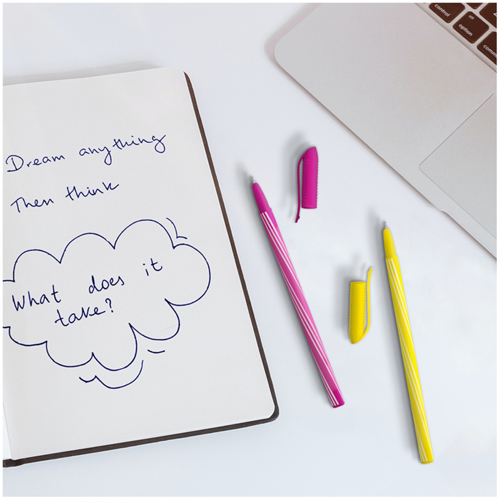 Ручка шариковая OfficeSpace "Spiny", 0,7 мм, синяя