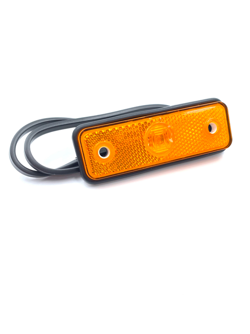 Фонарь габаритный Fristom FT-004 Z LED желтый 0,5м провод 2x0,75, (1 шт.)