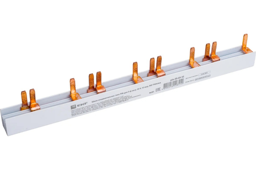 Соединительная шина типа PIN EKF PROxima для 3-п нагрузки, 63А, 12 модулей pin-03-63-12