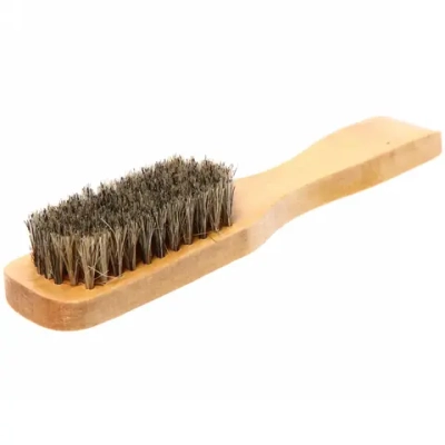 Щетка для обуви деревянная с натуральным ворсом «Удобная», 18,5*4см✦