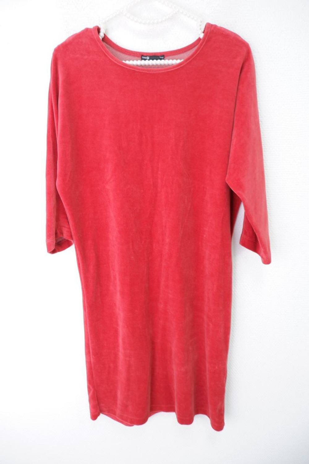 Платье Oodji красное 42 размер