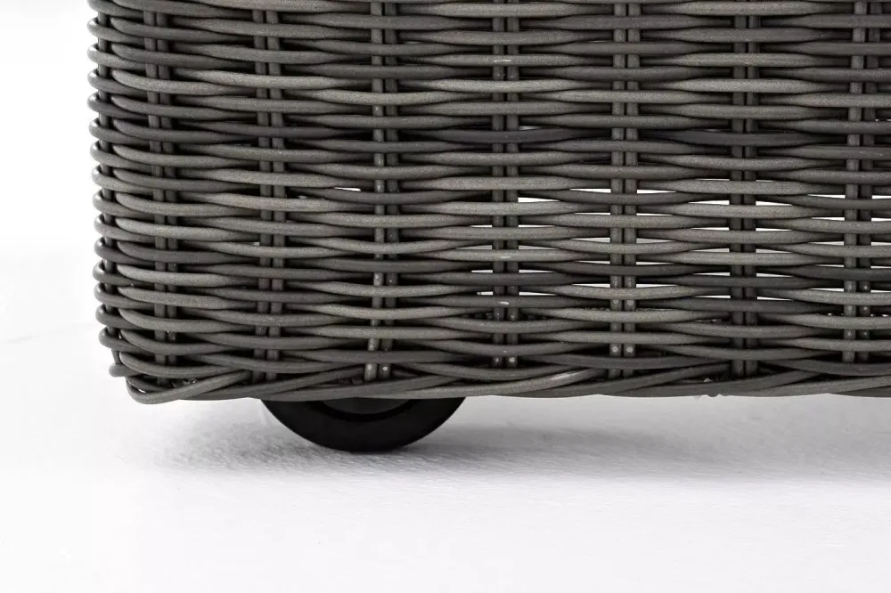 "Рим" комплект шезлонг со столиком, цвет графит