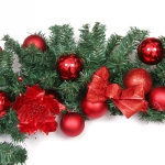 Гирлянда хвойная «Сказочное чудо» 1,8 м d=30 см, ПВХ, красный (SST1950R-180)