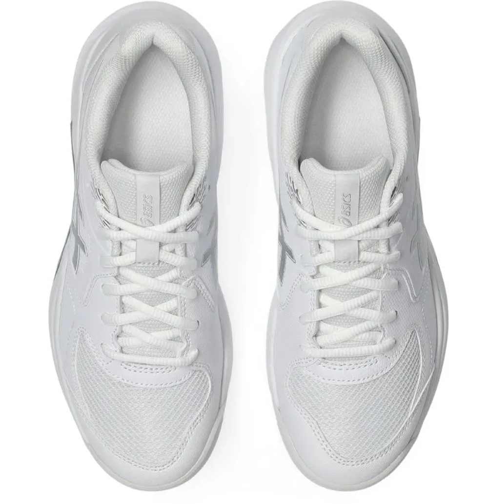 Женские Кроссовки теннисные Asics Gel-Dedicate 9 - white/pure silver