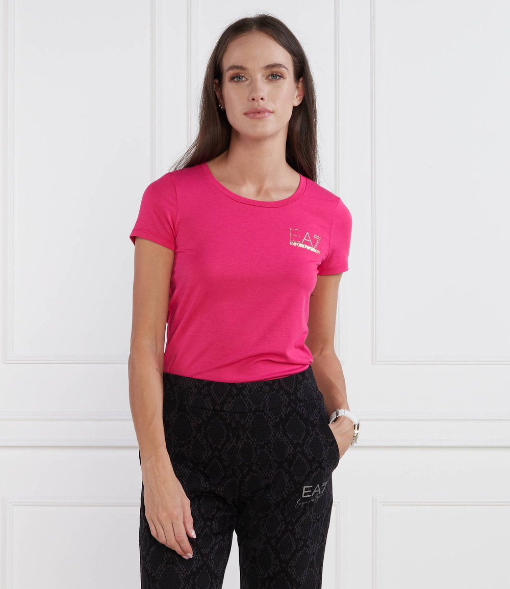 Футболка EA7 - розовый(8NTT65 TJDQZ)
