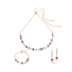 Серьги Coeur de Lion Light Blue - Rose 3030/21-0752