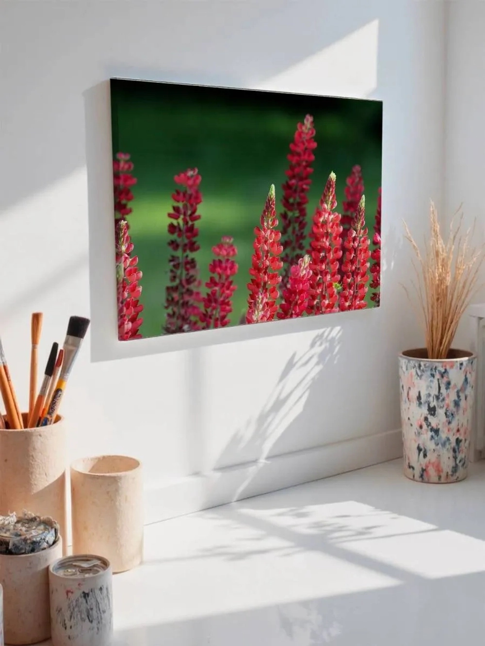 Картина на стену 40 X 50 Красные цветы