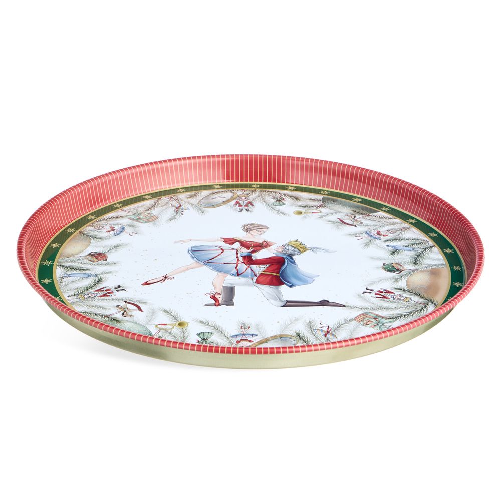 ПОДНОС СЕРВИРОВОЧНЫЙ AGNESS КОЛЛЕКЦИЯ "БАЛЕТ" 33*2,1 СМ