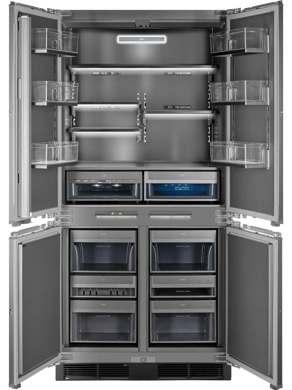 Встраиваемый холодильник Hiberg S-RFQ 800 B