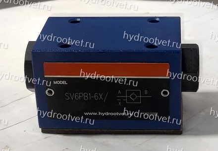 SV6PB1-6X/ - Гидрозамок для установки на плиту Ду6, внутренний дренаж