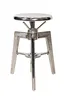 Кофейный столик/стул "Лофт 1" Серебро