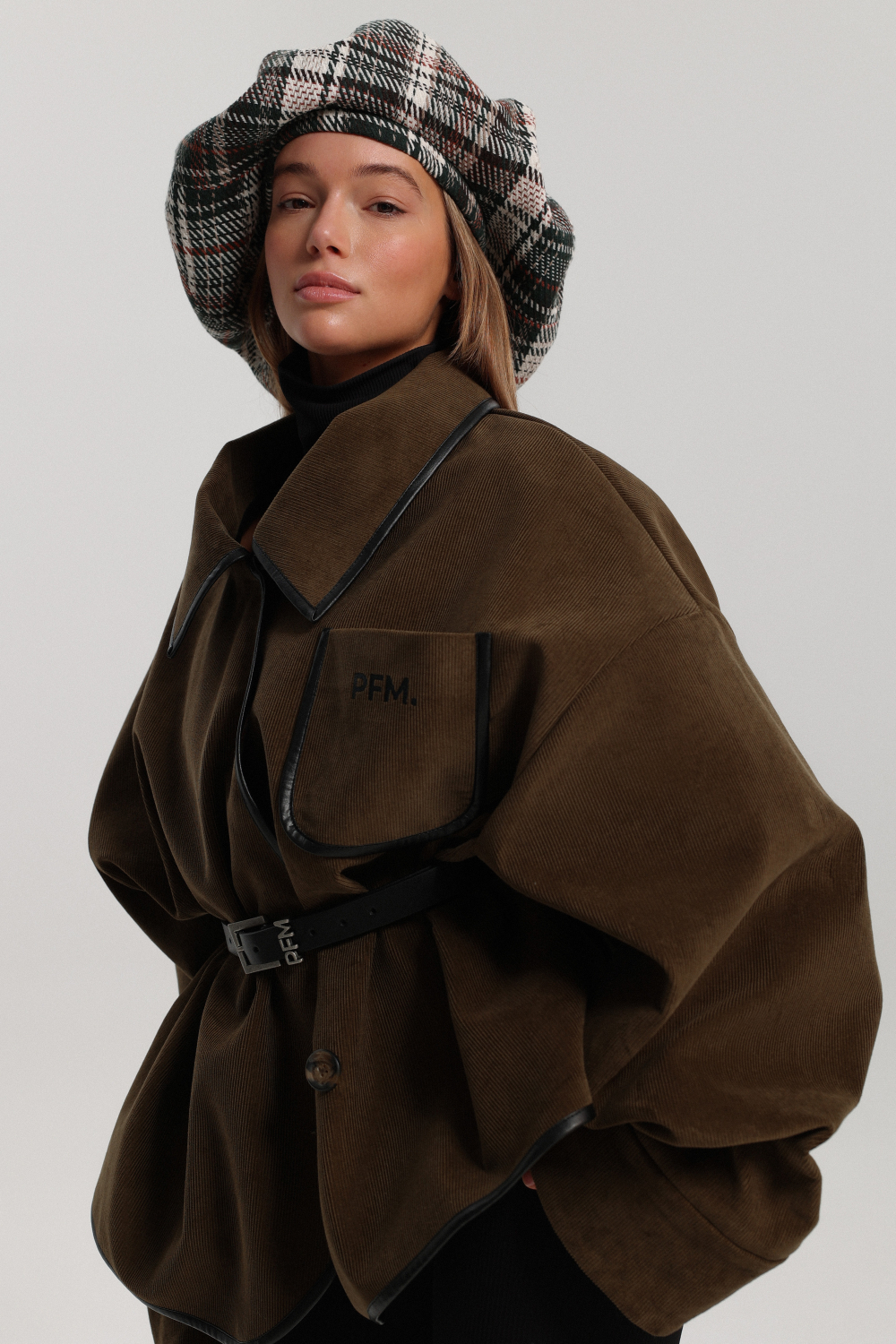 Бомбер двусторонний из вельвета