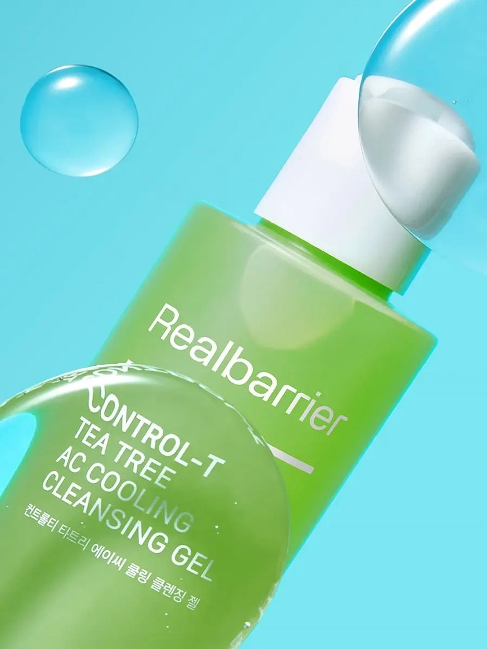 Real Barrier Очищающий гель с чайным деревом и салициловой кислотой для проблемной кожи Control-T Tea Tree AC Cooling Cleansing Gel 200 мл