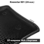 Автомобильные коврики ЭВА с бортами для Knewstar 001 (24-н.в.)