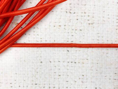 Резинка шляпная, d 3 мм, красный